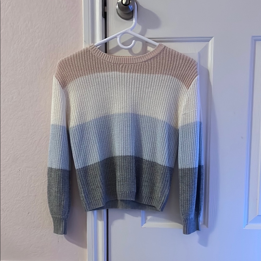 Colorful Striped Kids Sweater